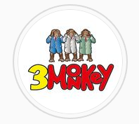 3Monkey Burger logo